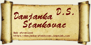 Damjanka Stankovac vizit kartica
